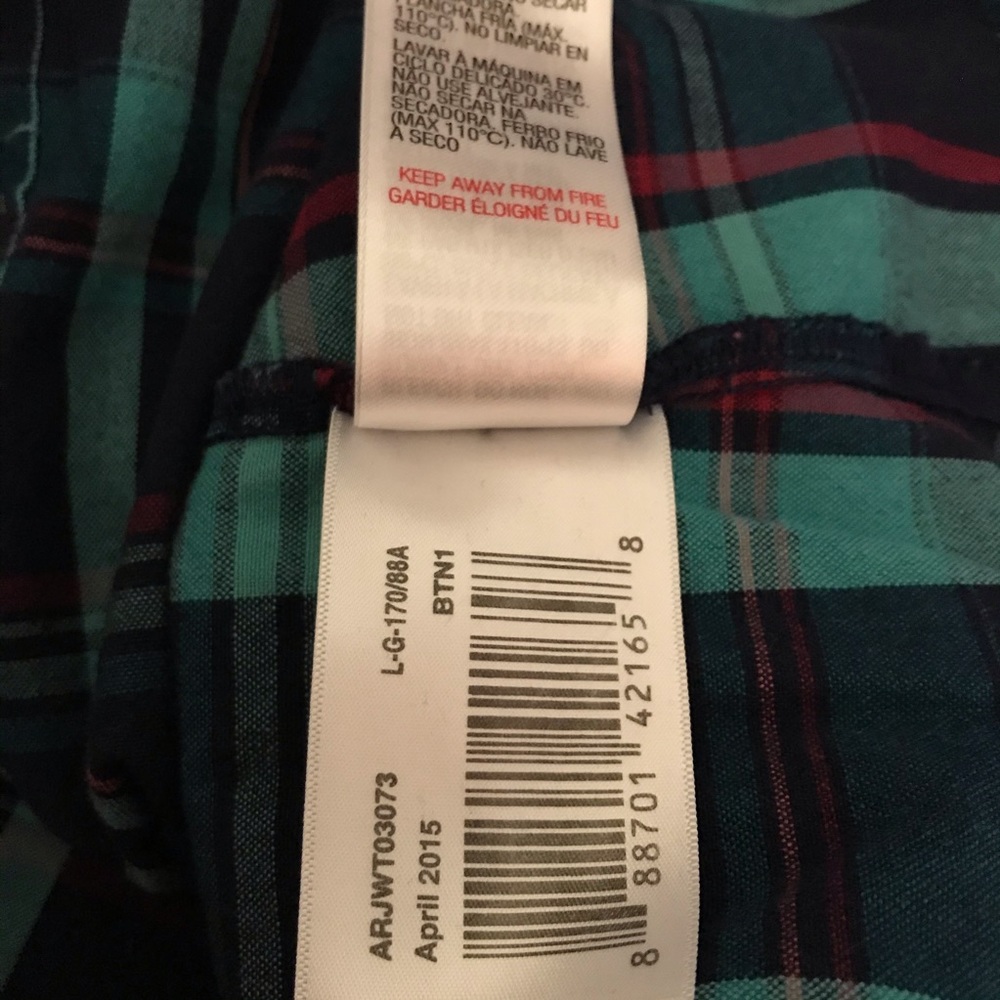 Roxy Plaid Stripe Button Down Shirt - image 6